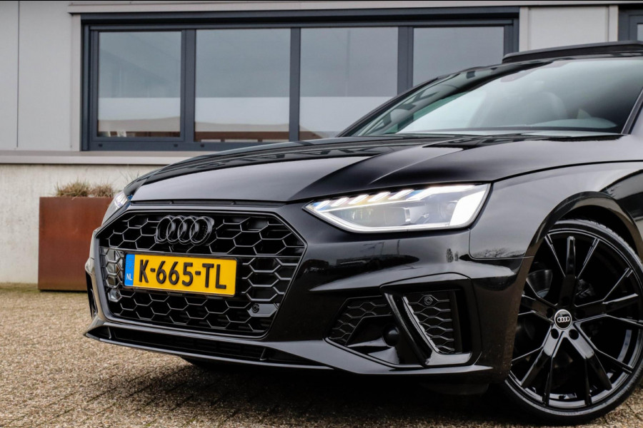 Audi A4 Avant 2.0 TFSI S line Black Edition Facelift 245pk S-Tronic! 1e|DLR|Panoramadak|Virtual Cockpit|Leder|LED Matrix|Black