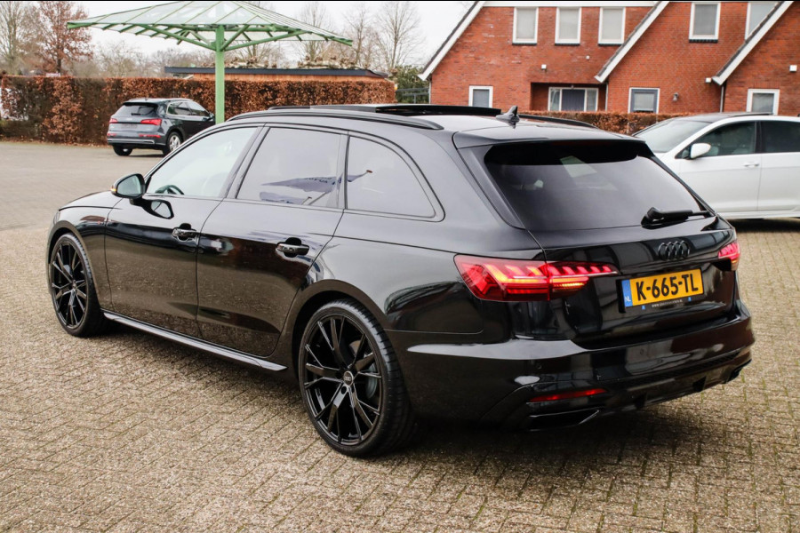 Audi A4 Avant 2.0 TFSI S line Black Edition Facelift 245pk S-Tronic! 1e|DLR|Panoramadak|Virtual Cockpit|Leder|LED Matrix|Black