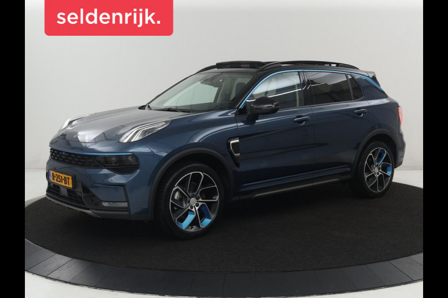 Lynk & Co 01 1.5 | SOH 88,3% | Panoramadak | Trekhaak | 360 Camera | Adaptive cruise | Climate control | Carplay | DAB+ | Bluetooth | Stoelverwarming | Sfeerverlichting | Park assist | Lane assist | Infinity audio | Rijstrookwissel waarschuwing