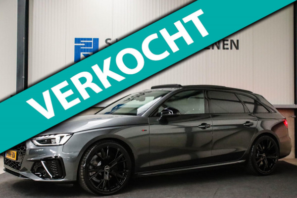 Audi A4 Avant 2.0 TFSI S line Black Edition Facelift 245pk S-Tronic! 1e|DLR|Panoramadak|Virtual Cockpit|Leder|LED Matrix|Black|20