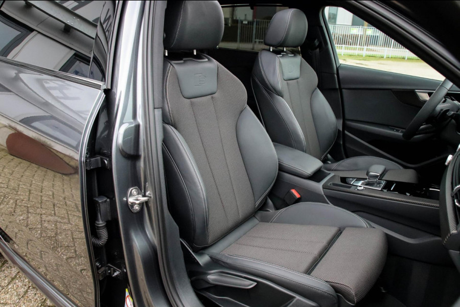 Audi A4 Avant 2.0 TFSI S line Black Edition Facelift 245pk S-Tronic! 1e|DLR|Panoramadak|Virtual Cockpit|Leder|LED Matrix|Black|20