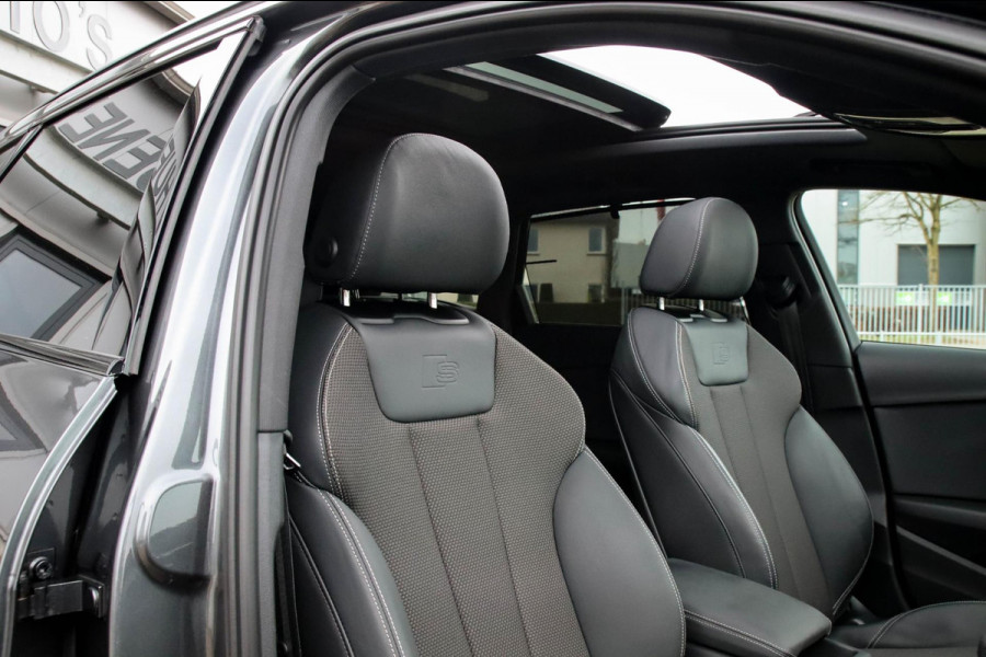 Audi A4 Avant 2.0 TFSI S line Black Edition Facelift 245pk S-Tronic! 1e|DLR|Panoramadak|Virtual Cockpit|Leder|LED Matrix|Black|20