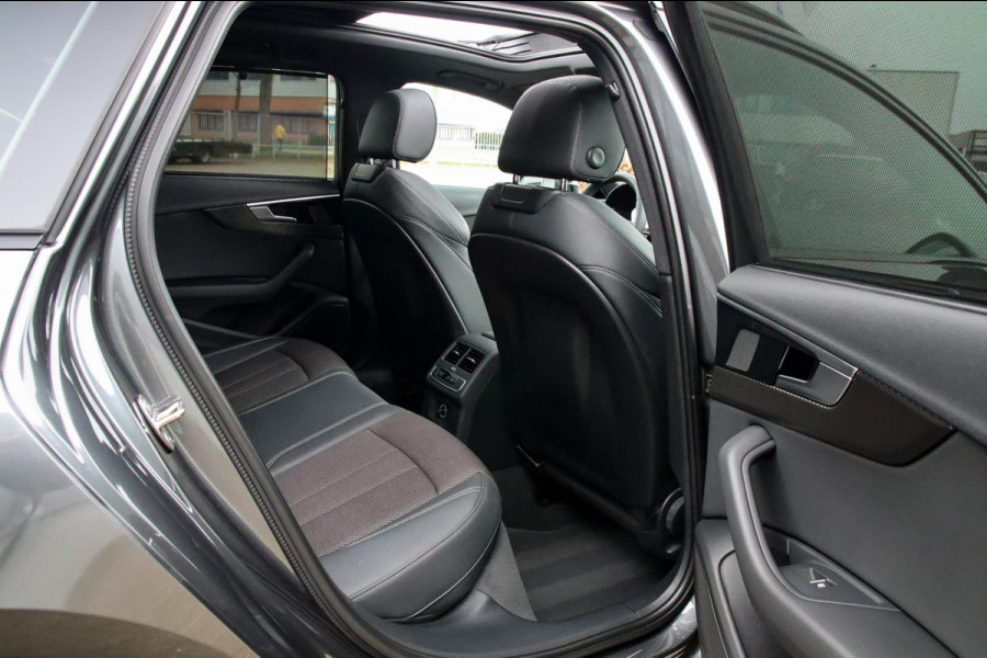 Audi A4 Avant 2.0 TFSI S line Black Edition Facelift 245pk S-Tronic! 1e|DLR|Panoramadak|Virtual Cockpit|Leder|LED Matrix|Black|20