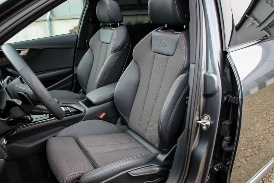 Audi A4 Avant 2.0 TFSI S line Black Edition Facelift 245pk S-Tronic! 1e|DLR|Panoramadak|Virtual Cockpit|Leder|LED Matrix|Black|20