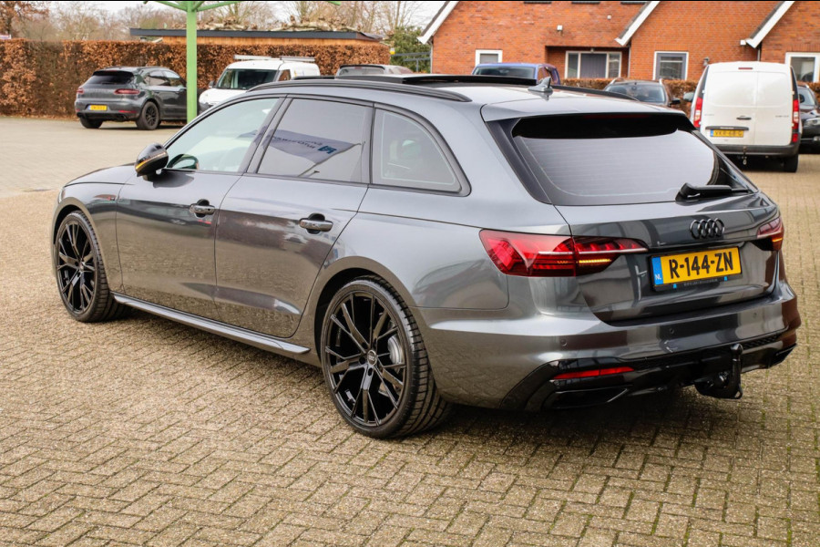 Audi A4 Avant 2.0 TFSI S line Black Edition Facelift 245pk S-Tronic! 1e|DLR|Panoramadak|Virtual Cockpit|Leder|LED Matrix|Black|20