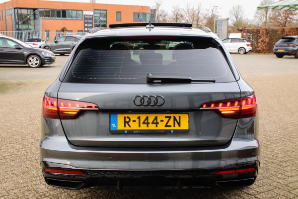 Audi A4 Avant 2.0 TFSI S line Black Edition Facelift 245pk S-Tronic! 1e|DLR|Panoramadak|Virtual Cockpit|Leder|LED Matrix|Black|20