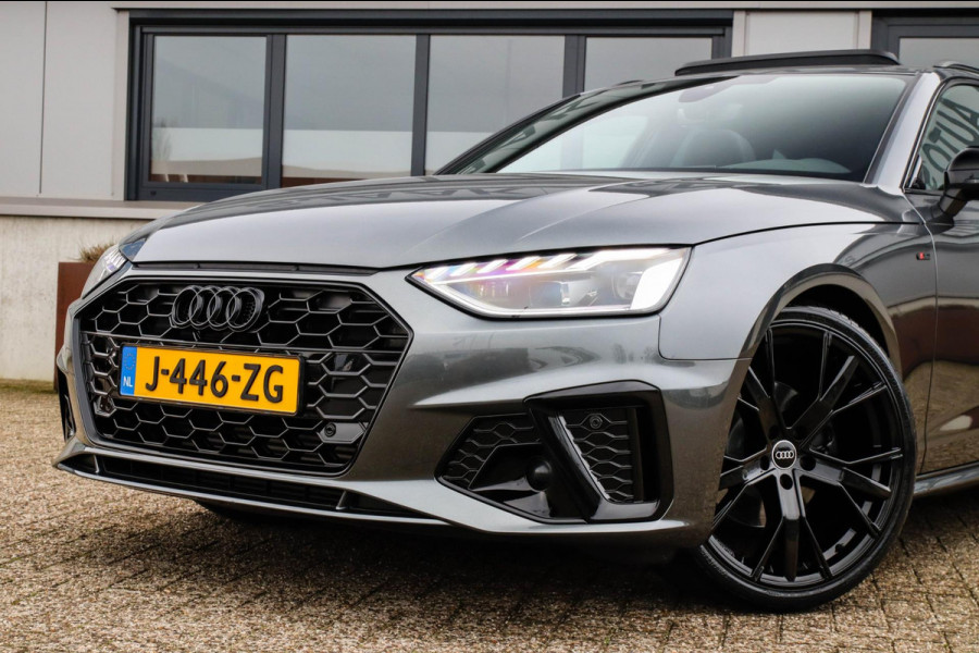 Audi A4 Avant 2.0 TFSI S line Black Edition Facelift 245pk S-Tronic! 1e|NL|DLR|Panoramadak|Virtual Cockpit|Leder|LED Matrix|Black