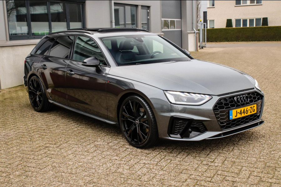 Audi A4 Avant 2.0 TFSI S line Black Edition Facelift 245pk S-Tronic! 1e|NL|DLR|Panoramadak|Virtual Cockpit|Leder|LED Matrix|Black
