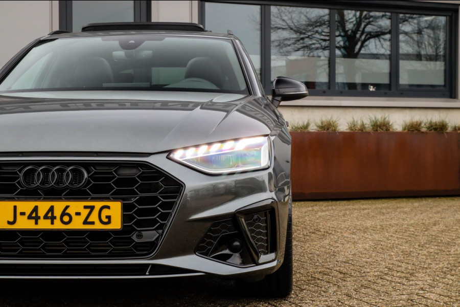 Audi A4 Avant 2.0 TFSI S line Black Edition Facelift 245pk S-Tronic! 1e|NL|DLR|Panoramadak|Virtual Cockpit|Leder|LED Matrix|Black