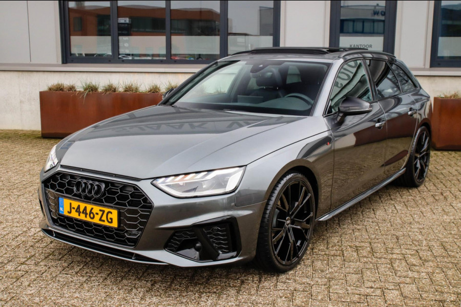 Audi A4 Avant 2.0 TFSI S line Black Edition Facelift 245pk S-Tronic! 1e|NL|DLR|Panoramadak|Virtual Cockpit|Leder|LED Matrix|Black