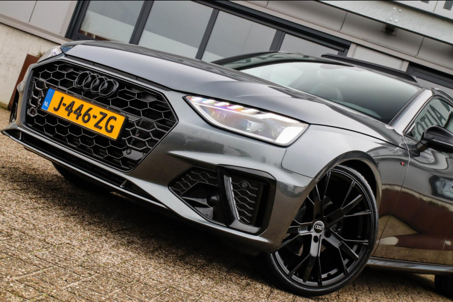 Audi A4 Avant 2.0 TFSI S line Black Edition Facelift 245pk S-Tronic! 1e|NL|DLR|Panoramadak|Virtual Cockpit|Leder|LED Matrix|Black
