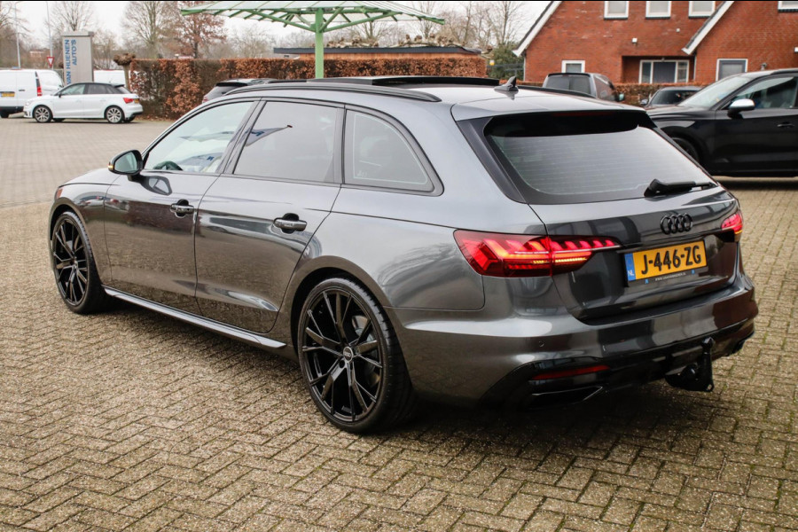 Audi A4 Avant 2.0 TFSI S line Black Edition Facelift 245pk S-Tronic! 1e|NL|DLR|Panoramadak|Virtual Cockpit|Leder|LED Matrix|Black