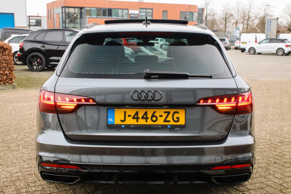 Audi A4 Avant 2.0 TFSI S line Black Edition Facelift 245pk S-Tronic! 1e|NL|DLR|Panoramadak|Virtual Cockpit|Leder|LED Matrix|Black