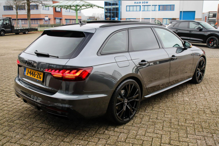 Audi A4 Avant 2.0 TFSI S line Black Edition Facelift 245pk S-Tronic! 1e|NL|DLR|Panoramadak|Virtual Cockpit|Leder|LED Matrix|Black