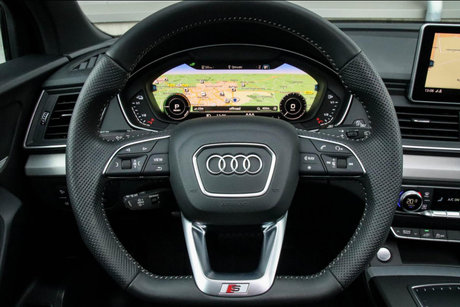 Audi Q5 55 TFSI e Quattro Competition Pro Line S S-Line 367pk Automaat! 1e|DLR|Panoramadak|Virtual Cockpit|LED Matrix|ACC|Black|21