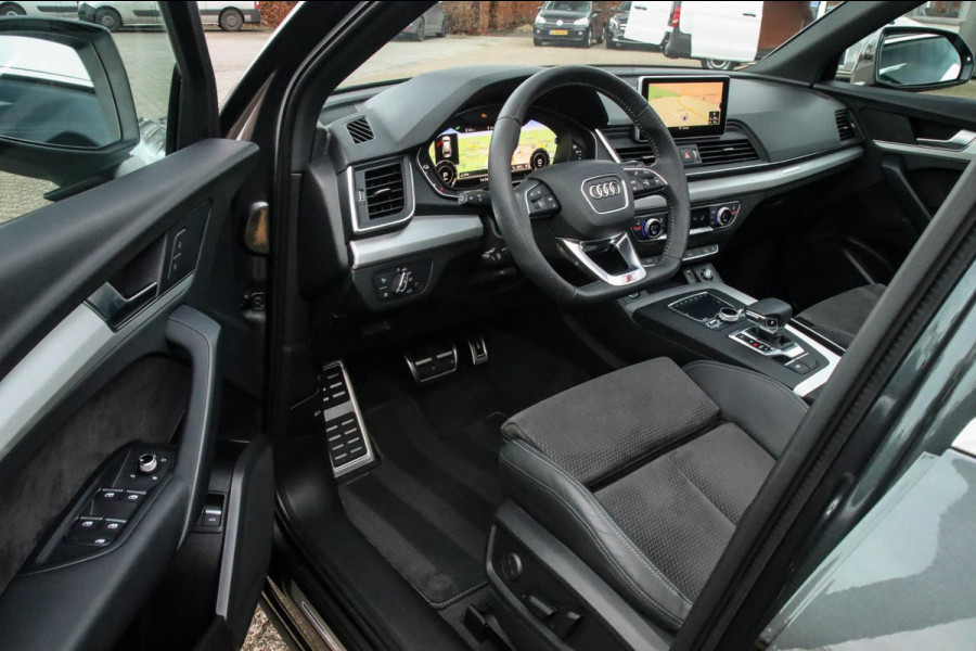 Audi Q5 55 TFSI e Quattro Competition Pro Line S S-Line 367pk Automaat! 1e|DLR|Panoramadak|Virtual Cockpit|LED Matrix|ACC|Black|21