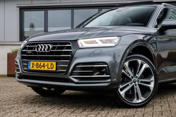 Audi Q5 55 TFSI e Quattro Competition Pro Line S S-Line 367pk Automaat! 1e|DLR|Panoramadak|Virtual Cockpit|LED Matrix|ACC|Black|21
