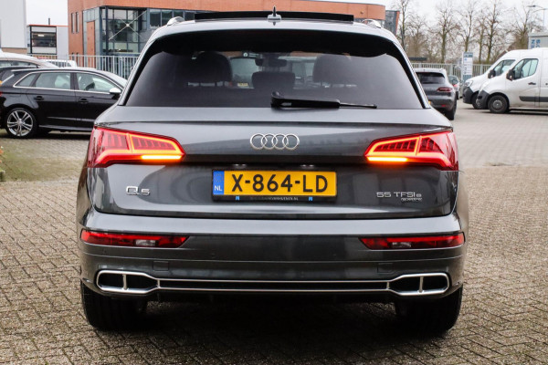 Audi Q5 55 TFSI e Quattro Competition Pro Line S S-Line 367pk Automaat! 1e|DLR|Panoramadak|Virtual Cockpit|LED Matrix|ACC|Black|21