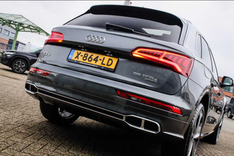 Audi Q5 55 TFSI e Quattro Competition Pro Line S S-Line 367pk Automaat! 1e|DLR|Panoramadak|Virtual Cockpit|LED Matrix|ACC|Black|21