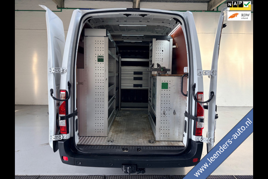 Renault Master Automaat Servicewagen T35 2.3 dCi 150pk L2H2 Energy Work Edition 3persoons, BOTT inrichting, Trekhaak Rijklaarprijs