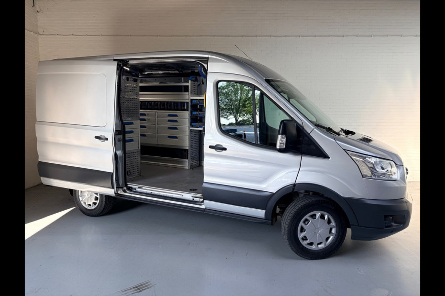 Ford Transit Automaat Servicewagen 350 2.0 TDCI 131PK euro6 L2H2 3Persoons Trend, Sortimo werkplaats inrichting, RIJKLAARPRIJS