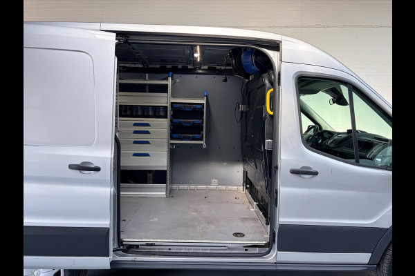 Ford Transit Automaat Servicewagen 350 2.0 TDCI 131PK euro6 L2H2 3Persoons Trend, Sortimo werkplaats inrichting, RIJKLAARPRIJS