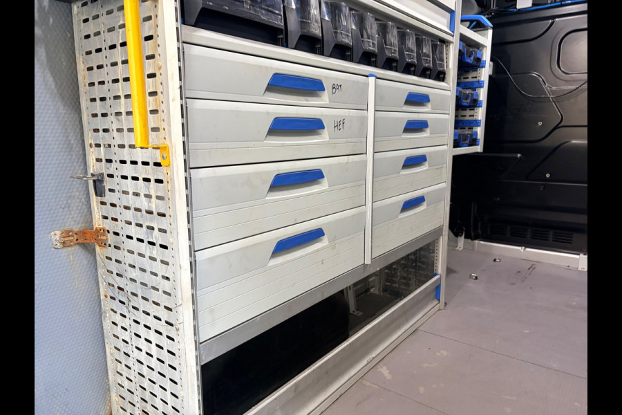 Ford Transit Automaat Servicewagen 350 2.0 TDCI 131PK euro6 L2H2 3Persoons Trend, Sortimo werkplaats inrichting, RIJKLAARPRIJS