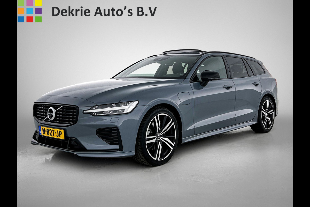 Volvo V60 2.0 T8 405PK Polestar Engineered Hybride AWD R-Design / Trekhaak / Panoramadak / Leder-Massage+Koel-Warm / 360Cam / Adap. Cruise / Apk 10-2027