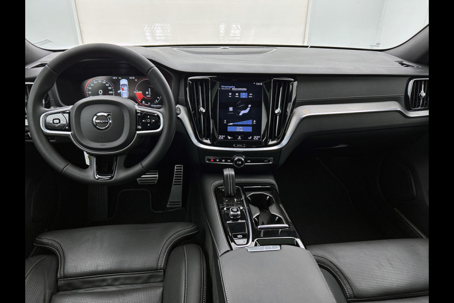 Volvo V60 2.0 T8 405PK Polestar Engineered Hybride AWD R-Design / Trekhaak / Panoramadak / Leder-Massage+Koel-Warm / 360Cam / Adap. Cruise / Apk 10-2027