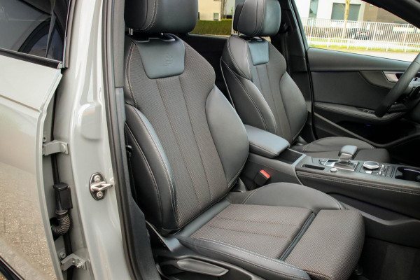 Audi A4 Avant 40 2.0TFSI S line Black Edition Facelift 190pk S-Tronic 1e|Panoramadak|Virtual Cockpit|Leder|LED Matrix|Camera|Black