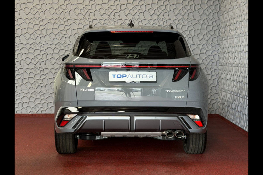 Hyundai Tucson NIEUWE AUTO 1.6 T-GDI PHEV N-LINE 360.CAMERA ELEK.KLEP ELEK.STOEL/GEHEUGEN VERWARMD/KOELING SUBWFR 19"LMV ZWARTE HEMEL STUURVERW PLUG IN HYBRIDE