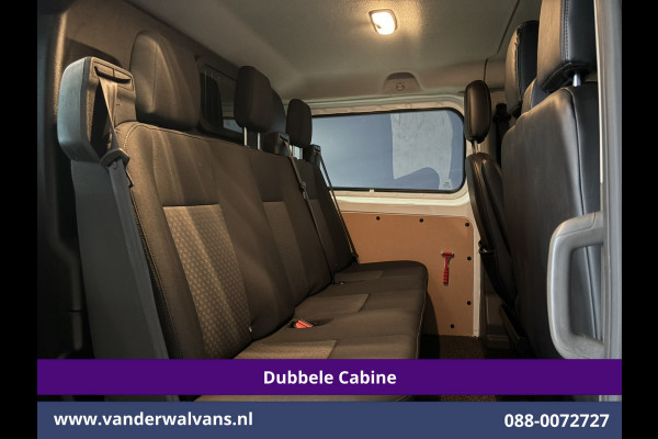 Ford Transit Custom 2.0 TDCI 130pk L2H1 Dubbele Cabine Euro6 Airco | 6-Zits | Apple Carplay | LED | Cruisecontrol 2800kg trekhaak, Stoelverwarming, Verwarmde voorruit, Parkeersensoren