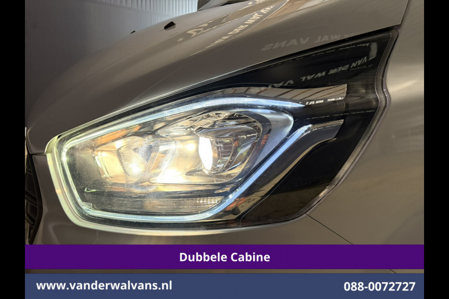 Ford Transit Custom 2.0 TDCI 130pk L2H1 Dubbele Cabine Euro6 Airco | 6-Zits | Apple Carplay | LED | Cruisecontrol 2800kg trekhaak, Stoelverwarming, Verwarmde voorruit, Parkeersensoren