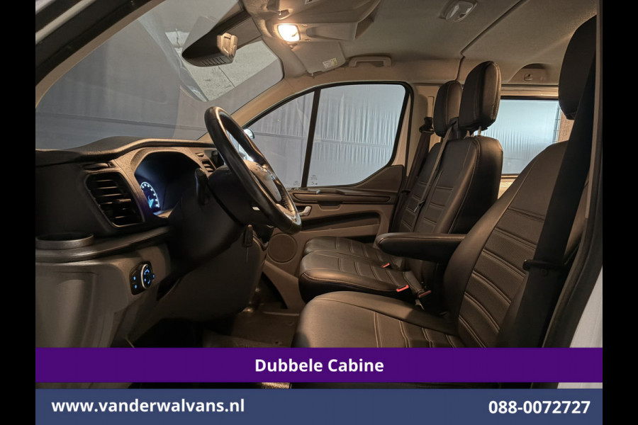 Ford Transit Custom 2.0 TDCI 130pk L2H1 Dubbele Cabine Euro6 Airco | 6-Zits | Apple Carplay | LED | Cruisecontrol 2800kg trekhaak, Stoelverwarming, Verwarmde voorruit, Parkeersensoren