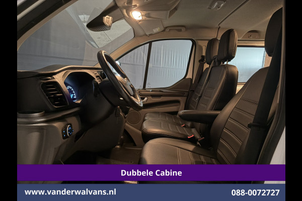 Ford Transit Custom 2.0 TDCI 130pk L2H1 Dubbele Cabine Euro6 Airco | 6-Zits | Apple Carplay | LED | Cruisecontrol 2800kg trekhaak, Stoelverwarming, Verwarmde voorruit, Parkeersensoren