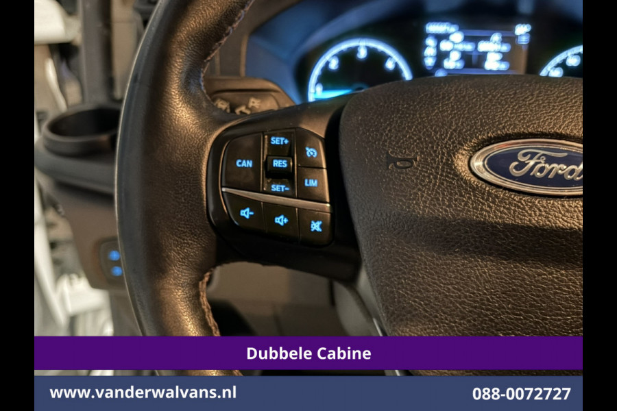 Ford Transit Custom 2.0 TDCI 130pk L2H1 Dubbele Cabine Euro6 Airco | 6-Zits | Apple Carplay | LED | Cruisecontrol 2800kg trekhaak, Stoelverwarming, Verwarmde voorruit, Parkeersensoren
