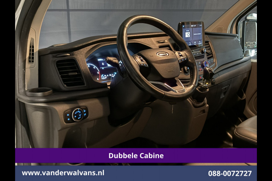 Ford Transit Custom 2.0 TDCI 130pk L2H1 Dubbele Cabine Euro6 Airco | 6-Zits | Apple Carplay | LED | Cruisecontrol 2800kg trekhaak, Stoelverwarming, Verwarmde voorruit, Parkeersensoren