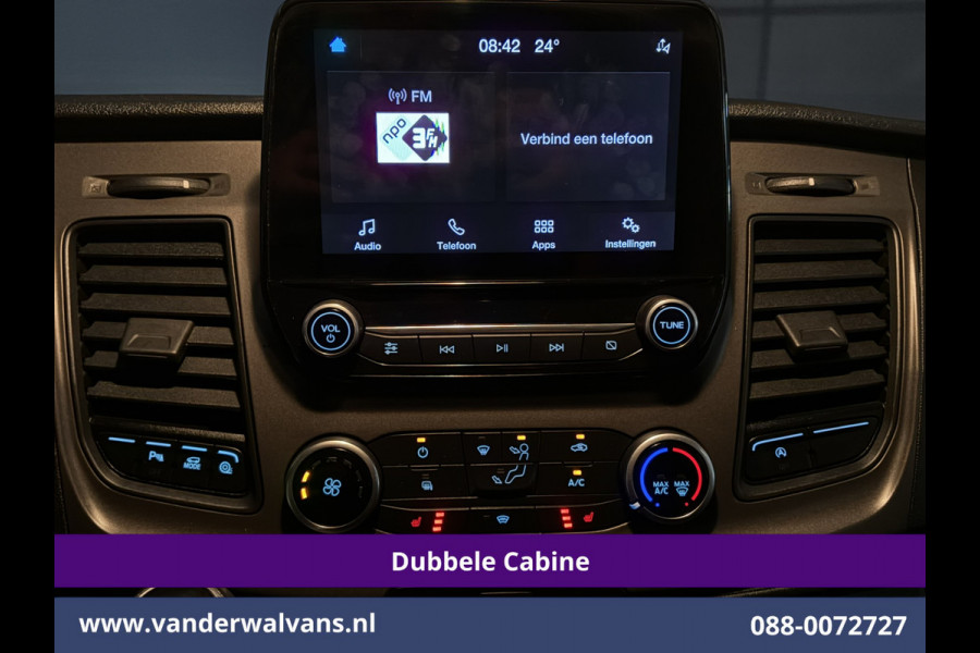 Ford Transit Custom 2.0 TDCI 130pk L2H1 Dubbele Cabine Euro6 Airco | 6-Zits | Apple Carplay | LED | Cruisecontrol 2800kg trekhaak, Stoelverwarming, Verwarmde voorruit, Parkeersensoren