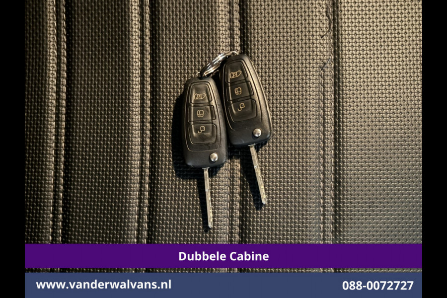 Ford Transit Custom 2.0 TDCI 130pk L2H1 Dubbele Cabine Euro6 Airco | 6-Zits | Apple Carplay | LED | Cruisecontrol 2800kg trekhaak, Stoelverwarming, Verwarmde voorruit, Parkeersensoren