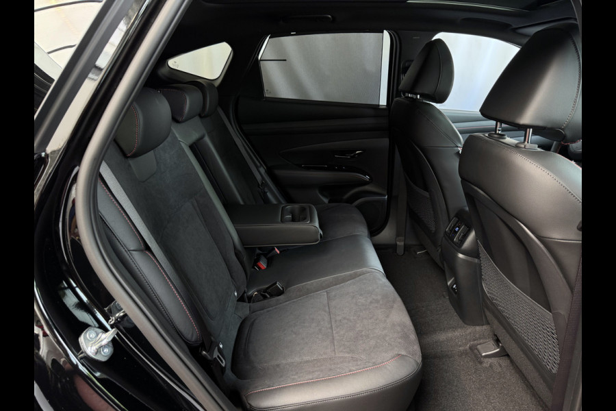 Hyundai Tucson 1.6 T-GDI PHEV LUXE N-LINE NIEUWE AUTO 360° CAMERA ELEK.KLEP ELEK.STOEL MET GEHEUGEN VERWARMD SUBWOOFER 19" LMV ZWARTE HEMEL STU PLUG IN HYBRIDE