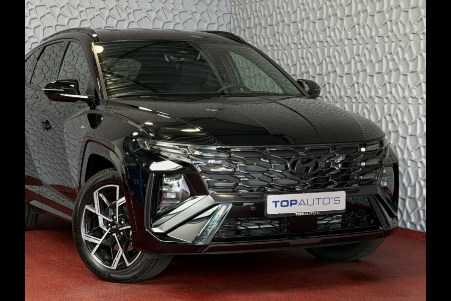 Hyundai Tucson 1.6 T-GDI PHEV LUXE N-LINE NIEUWE AUTO 360° CAMERA ELEK.KLEP ELEK.STOEL MET GEHEUGEN VERWARMD SUBWOOFER 19" LMV ZWARTE HEMEL STU PLUG IN HYBRIDE