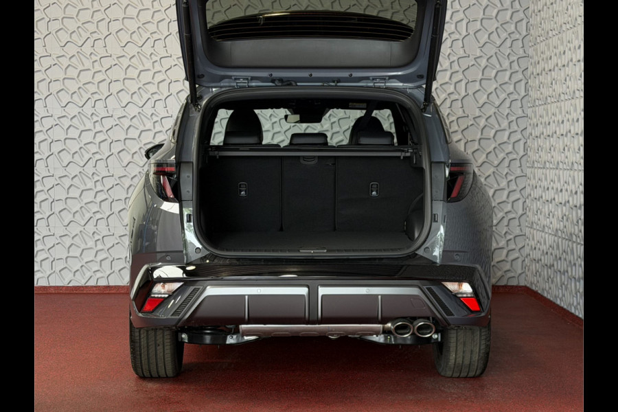 Hyundai Tucson NIEUW 1.6 T-GDI PHEV N-LINE 360°CAMERA ELEK.KLEP ELEK.STOEL MEMORY VERWARMD/GEKOELD SUBWOOFER 19" LMV ZWARTE HEMEL STUURVERW. PLUG IN HYBRIDE