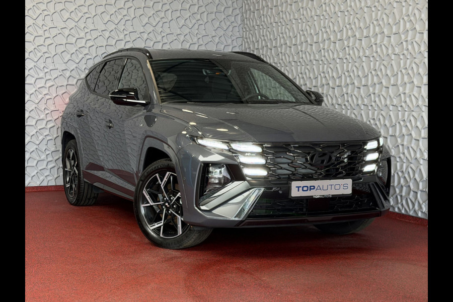 Hyundai Tucson NIEUW 1.6 T-GDI PHEV N-LINE 360°CAMERA ELEK.KLEP ELEK.STOEL MEMORY VERWARMD/GEKOELD SUBWOOFER 19" LMV ZWARTE HEMEL STUURVERW. PLUG IN HYBRIDE