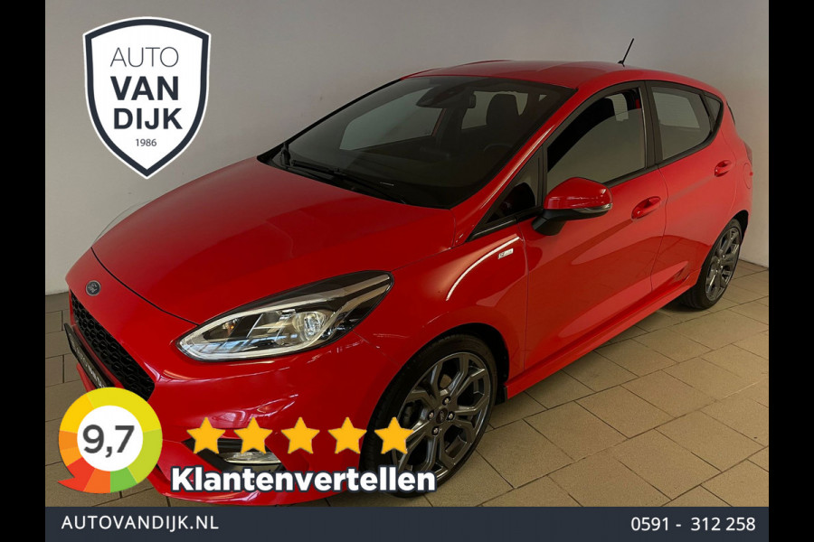 Ford Fiesta 1.0 EcoBoost ST-Line AIRCO CRUISE BLUETOOTH MULTISTUUR PARKEERSENSOREN PRIVACYGLAS VELGEN ZEER NETTE AUTO
