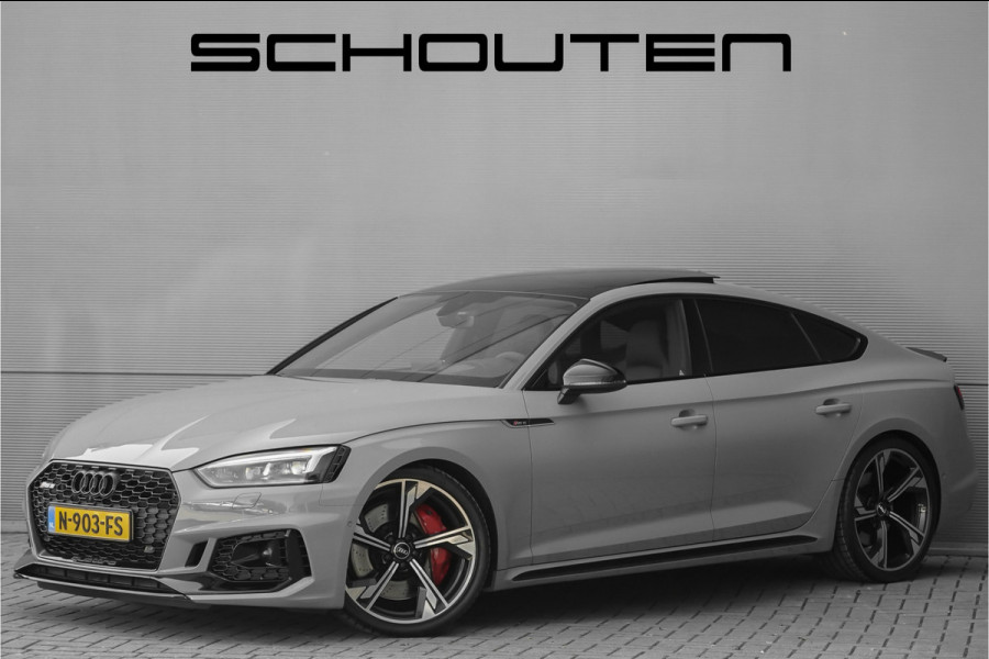Audi A5 Sportback RS5 2.9 TFSI Quattro Pano Nardo RS Stoelen HUD ACC Black Optiek Sportuitlaat