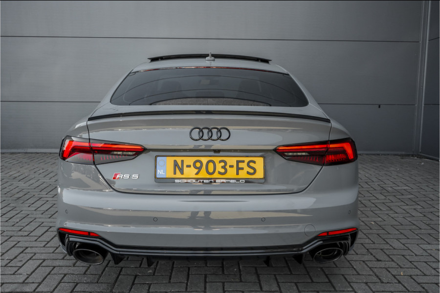 Audi A5 Sportback RS5 2.9 TFSI Quattro Pano Nardo RS Stoelen HUD ACC Black Optiek Sportuitlaat