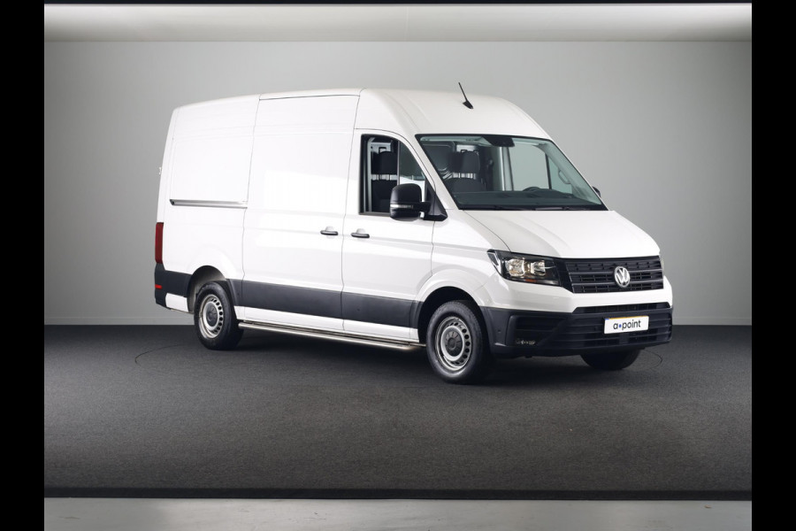 Volkswagen Crafter 35 2.0 TDI L3H3 Highline EURO VI 140 pk Automaat | Verlengde garantie | Navigatie | Trekhaak | Parkeersensoren | Achteruitrijcamera | Geveerde bestuurdersstoel |