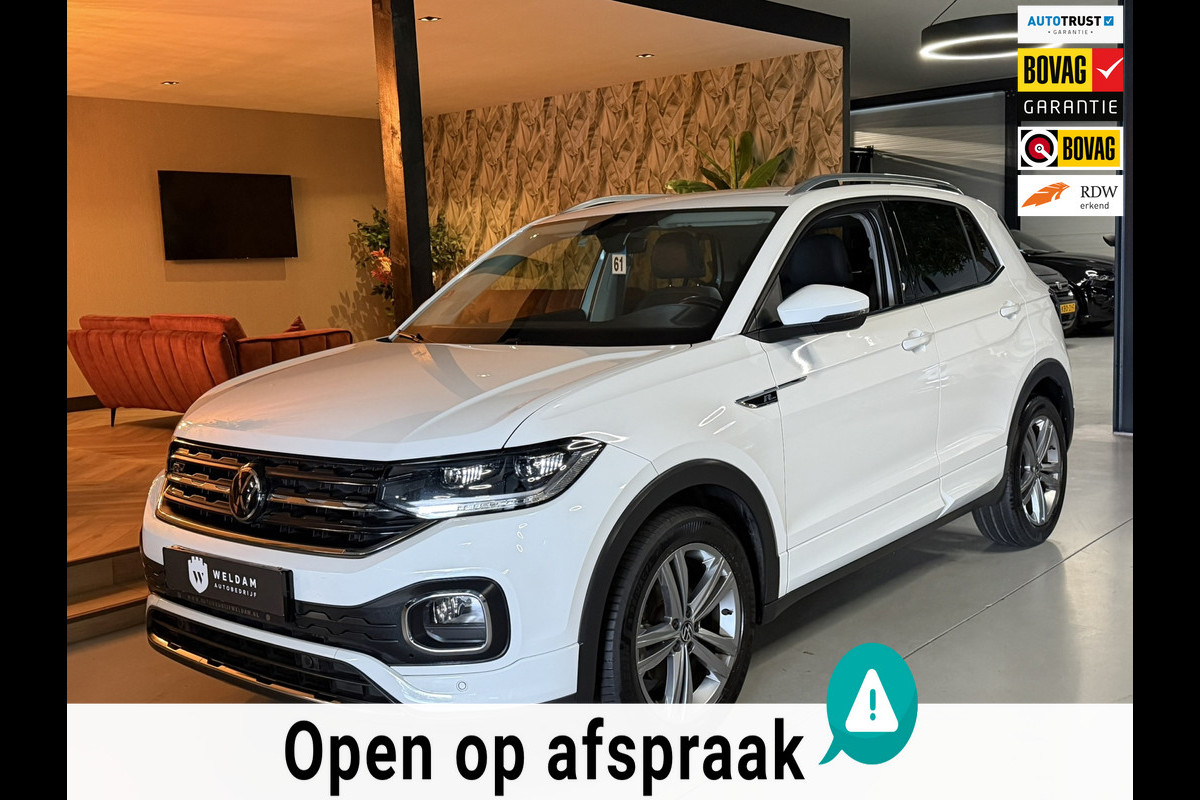 Volkswagen T-Cross 1.0 TSI R-Line|Virtual Cockpit|IQ.Drive|Blindspot|Keyless|Camera|LED+Xenon|CarPlay|Rijklaar