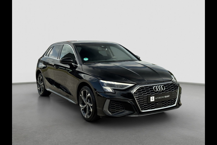 Audi A3 Sportback 40 TFSI e S-line | B&O | Elektr. achterklep | Dodehoek | Carplay | Camera | Virtual | Dealer onderhouden