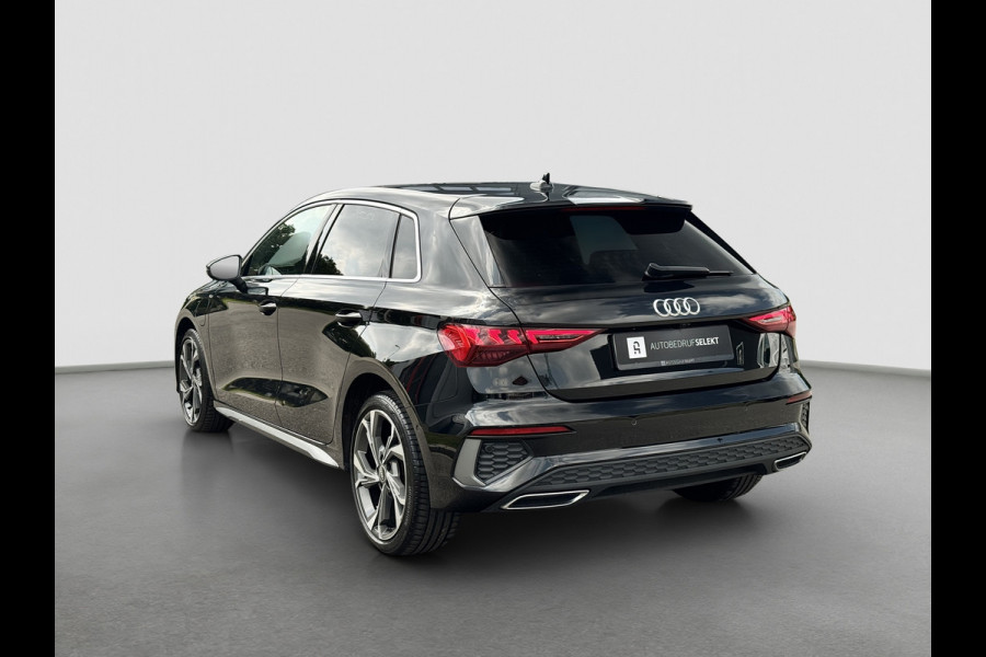 Audi A3 Sportback 40 TFSI e S-line | B&O | Elektr. achterklep | Dodehoek | Carplay | Camera | Virtual | Dealer onderhouden